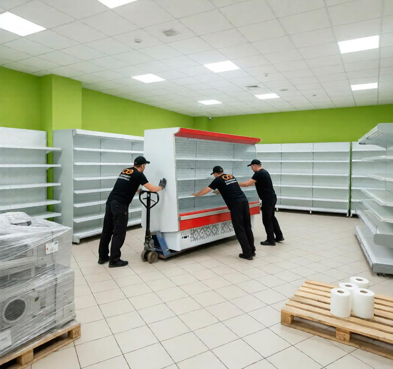 Переезд магазина в Верхней Пышме
